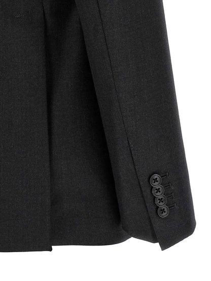 Gray Virgin Wool Two-Piece Suit