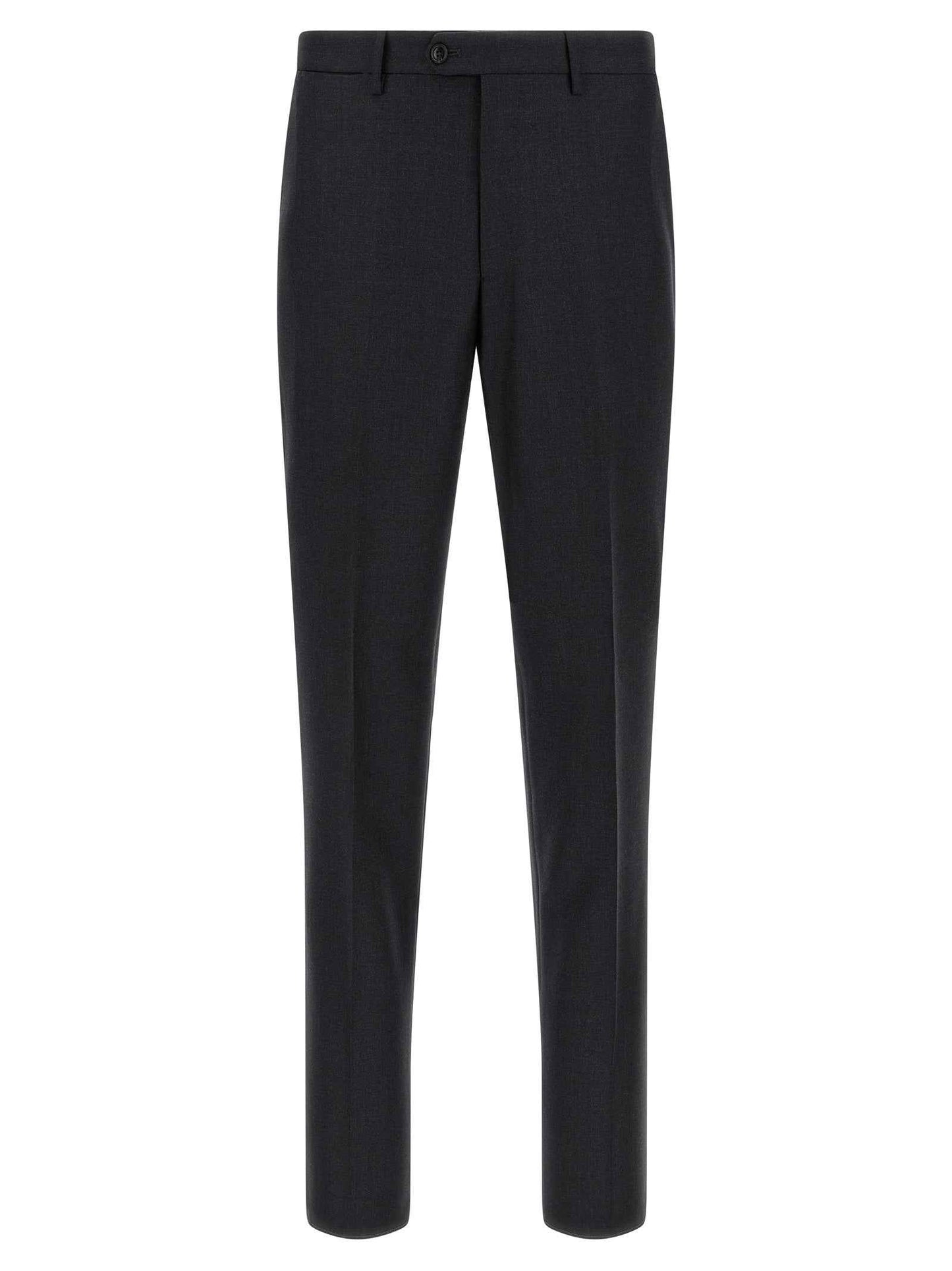 Gray Virgin Wool Two-Piece Suit