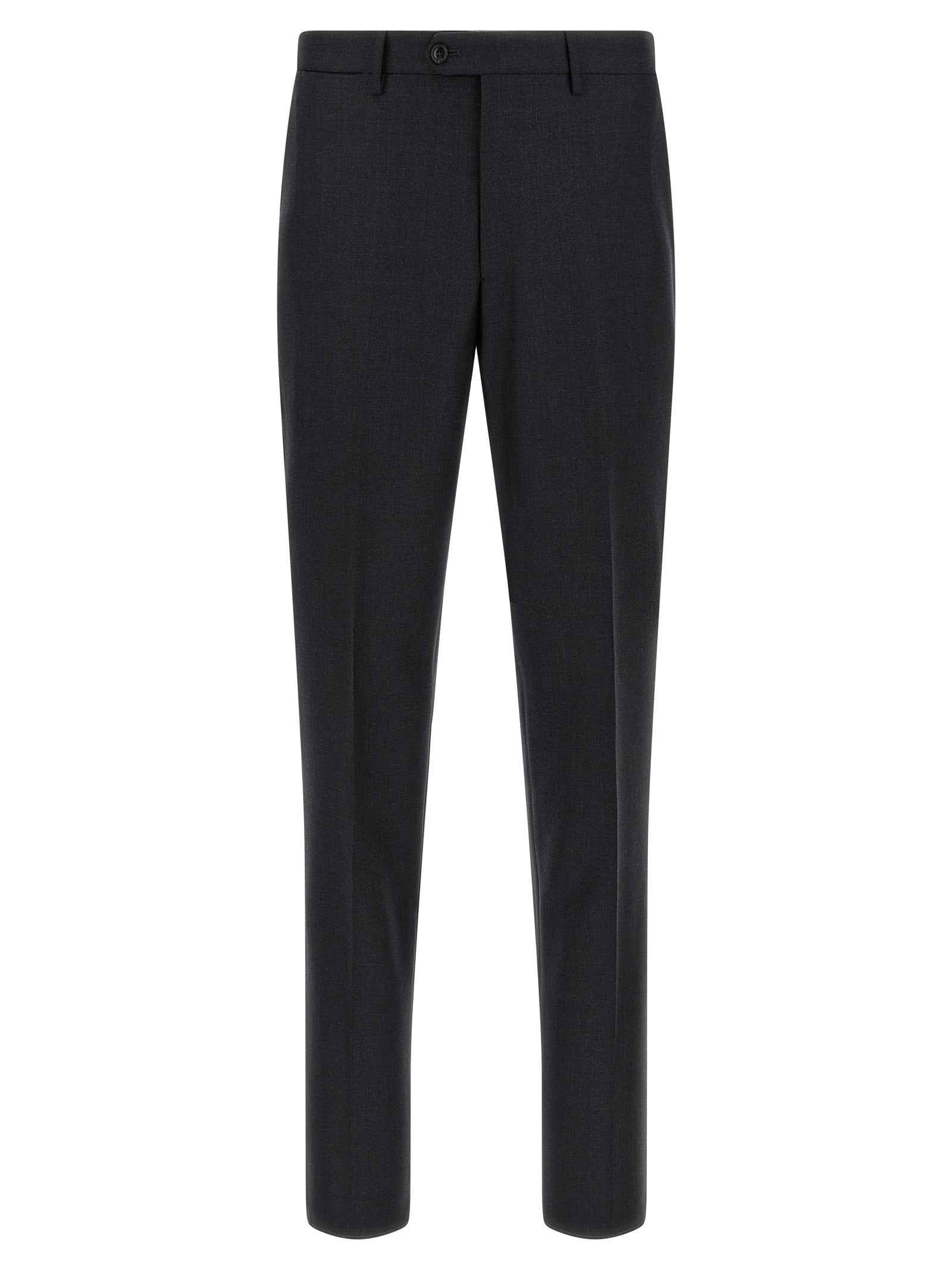 Gray Virgin Wool Two-Piece Suit