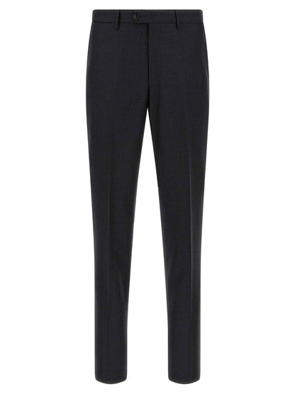 Gray Virgin Wool Two-Piece Suit