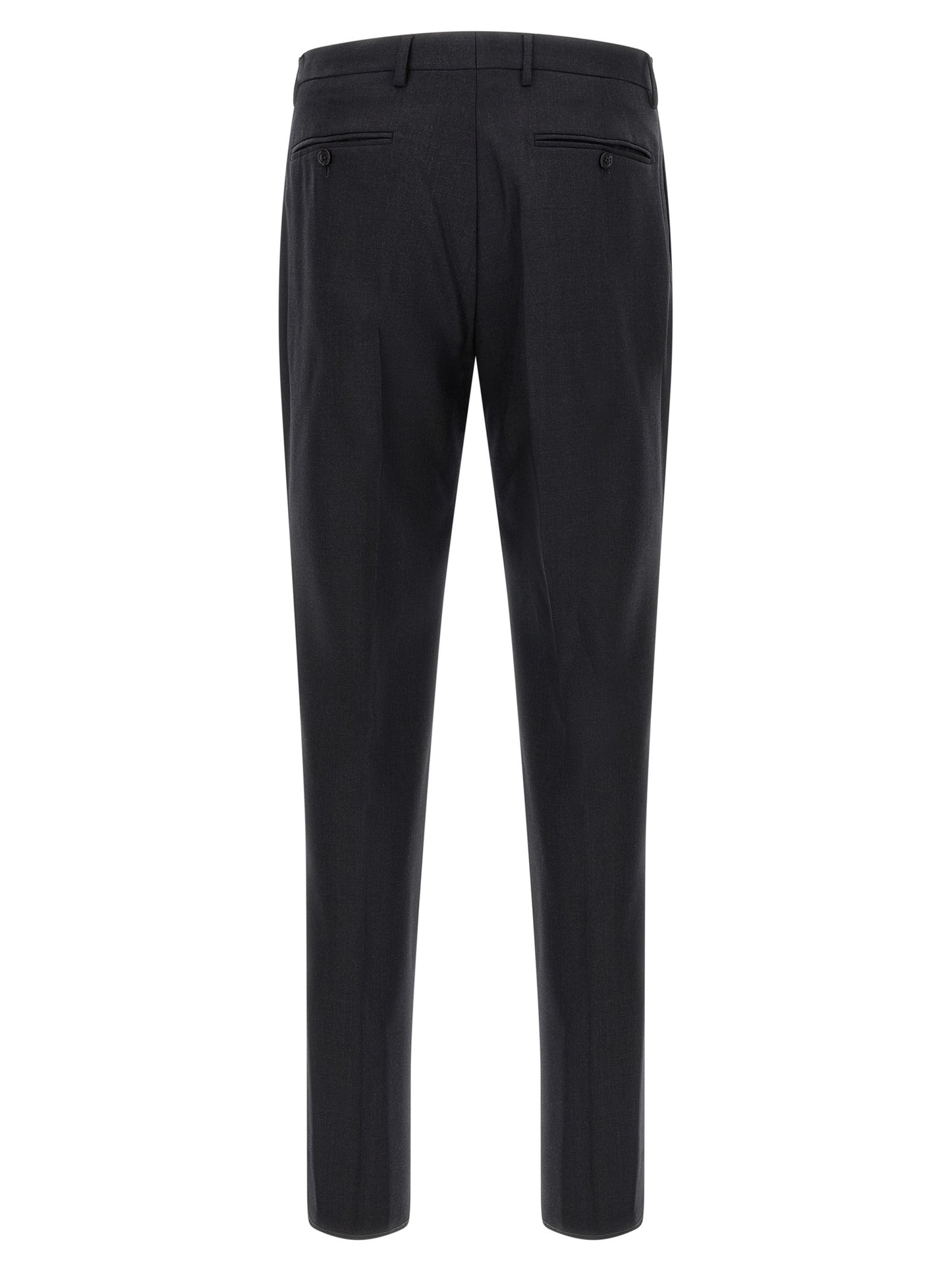 Gray Virgin Wool Two-Piece Suit