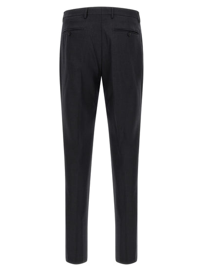 Gray Virgin Wool Two-Piece Suit