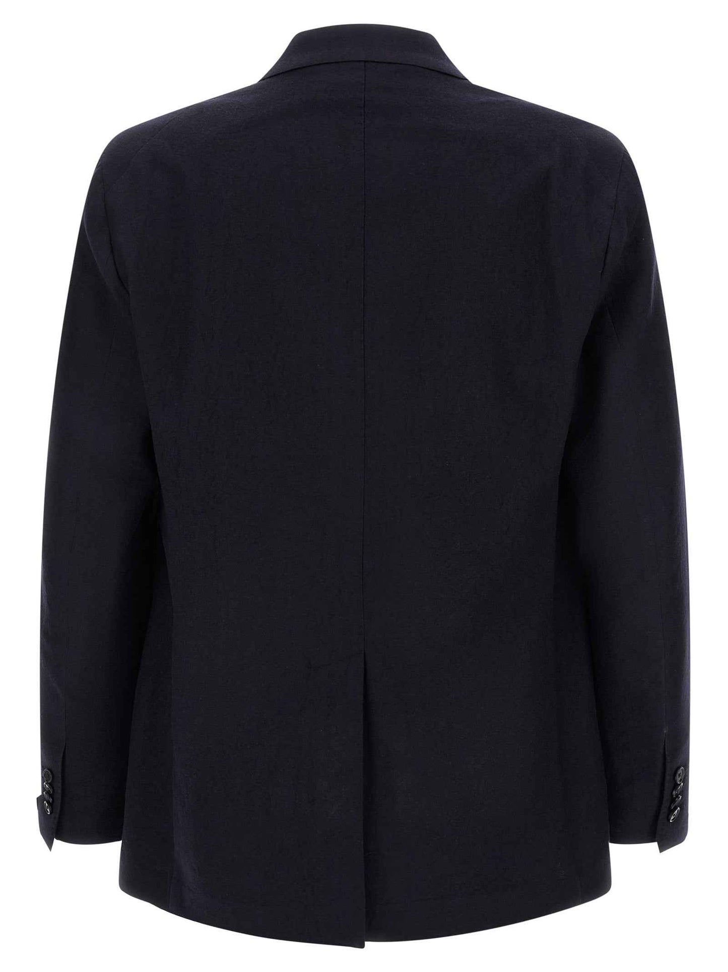 Blue Virgin Wool Two-Piece Suit