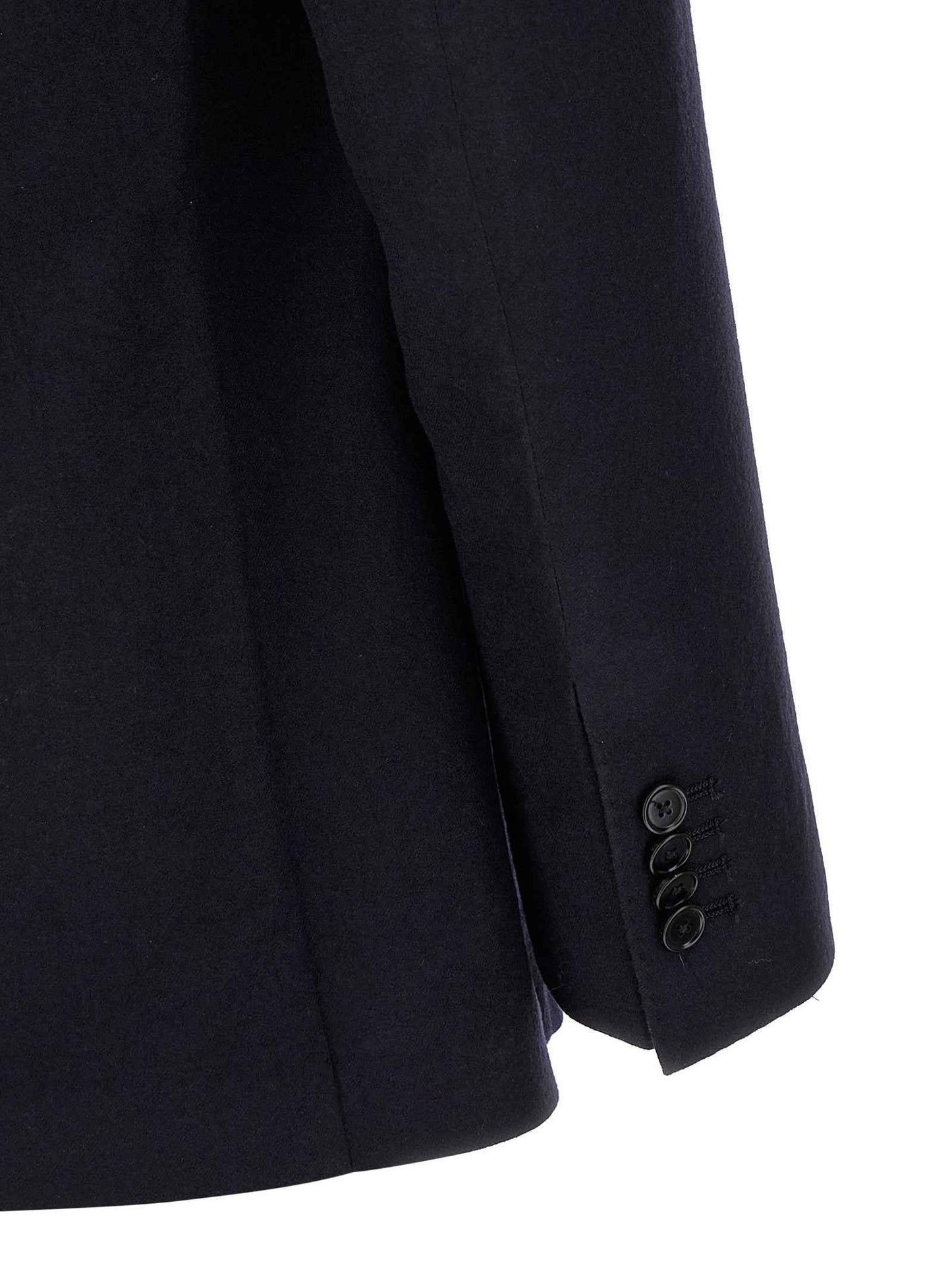 Blue Virgin Wool Two-Piece Suit