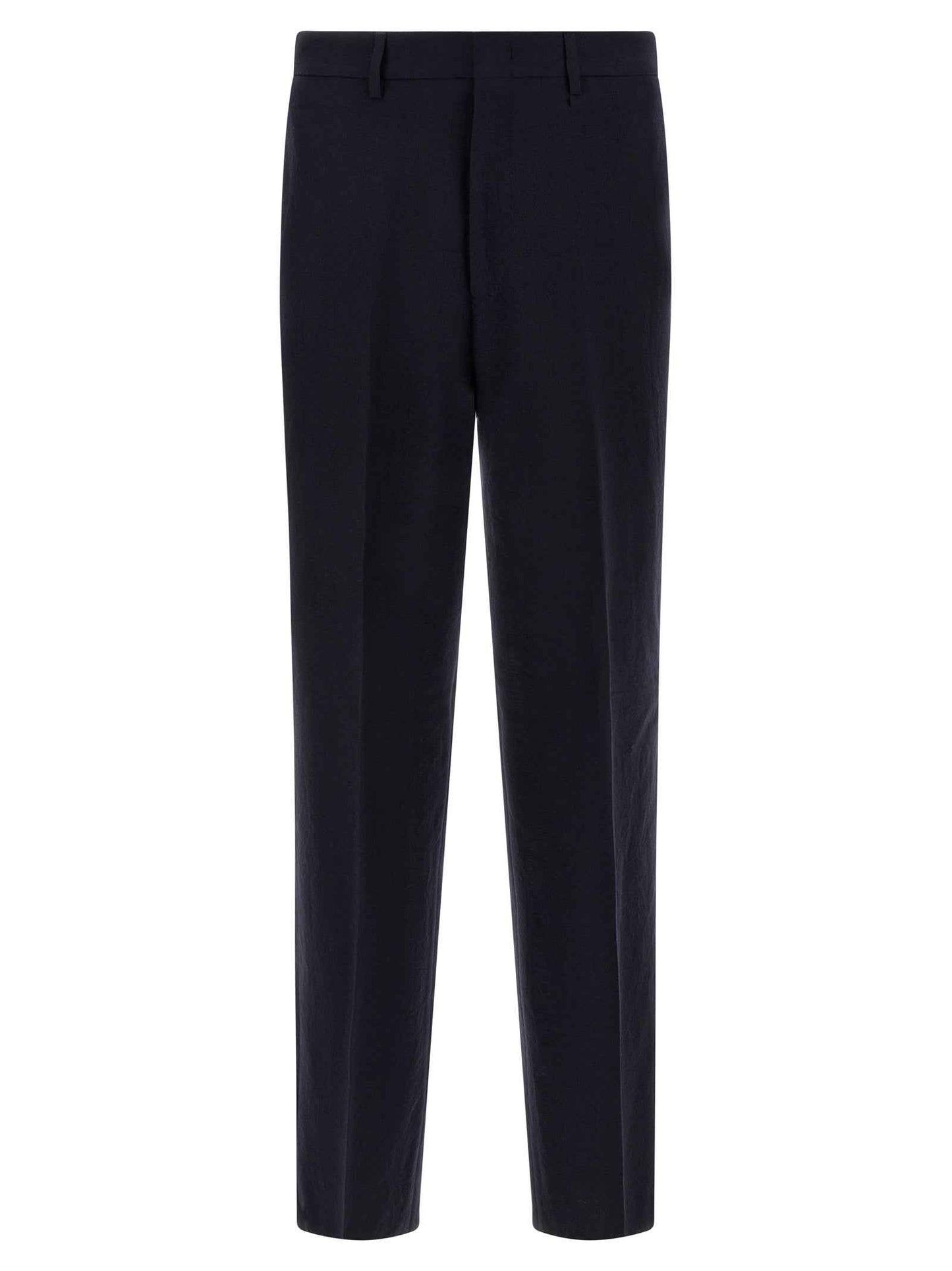 Blue Virgin Wool Two-Piece Suit