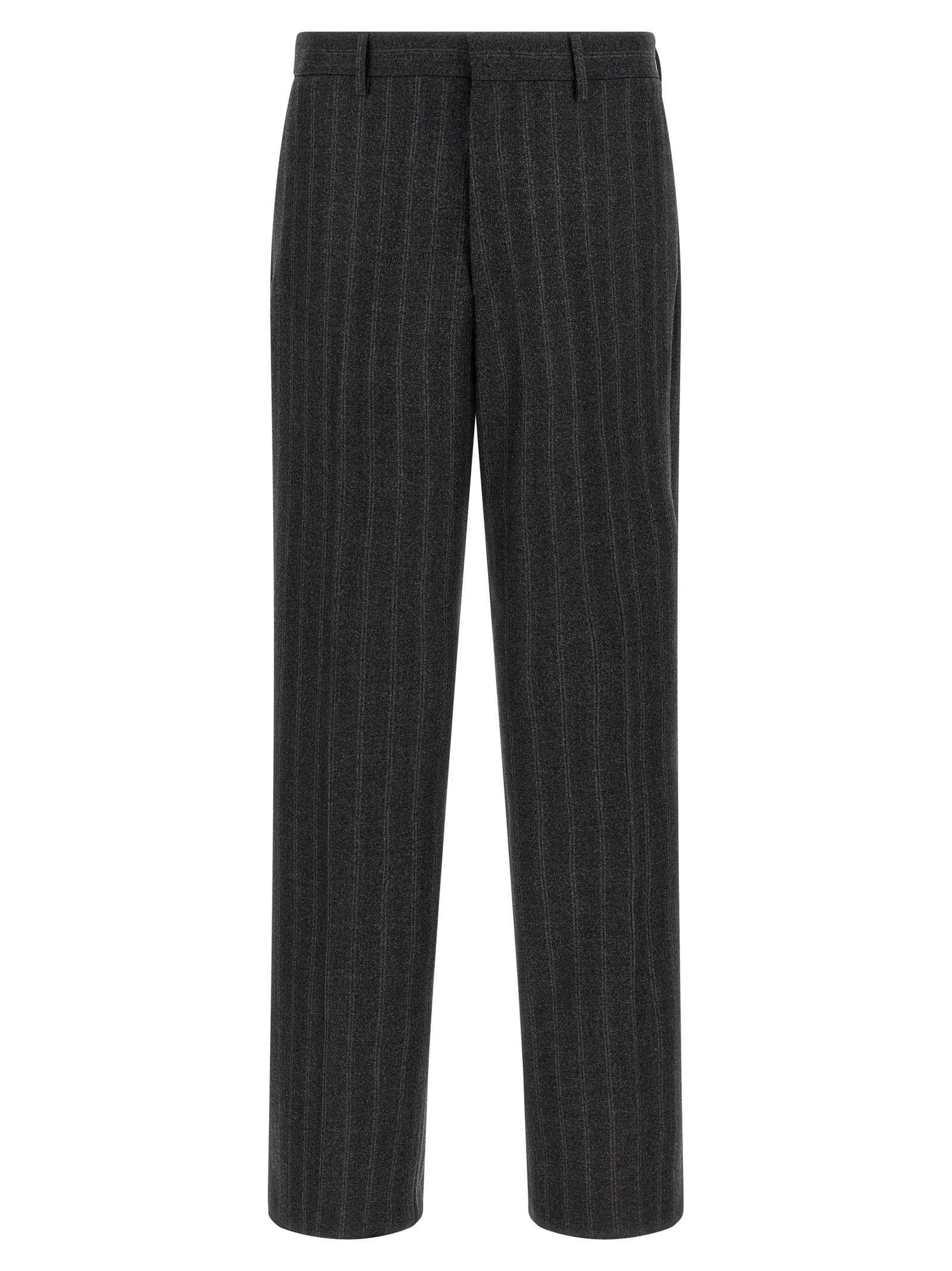 Gray Virgin Wool Two-Piece Suit