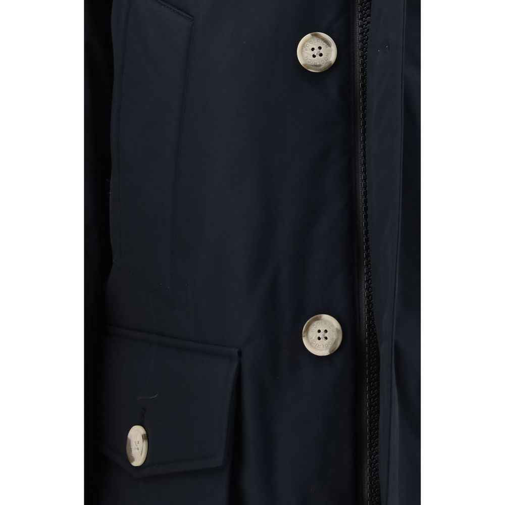 Blue Cotton Parka