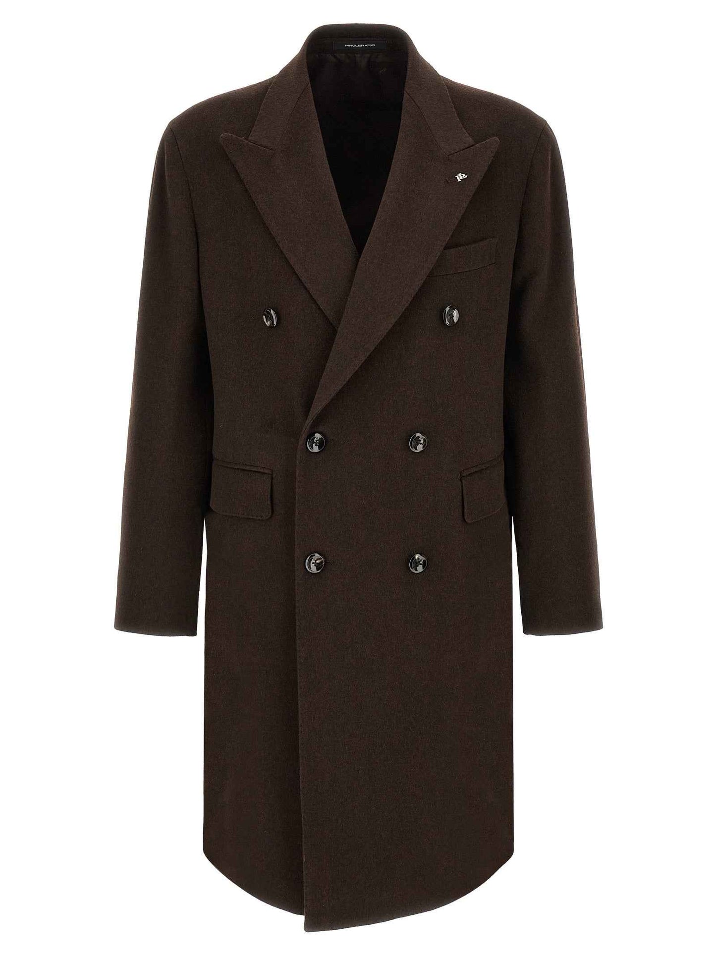 Brown Virgin Wool Coat