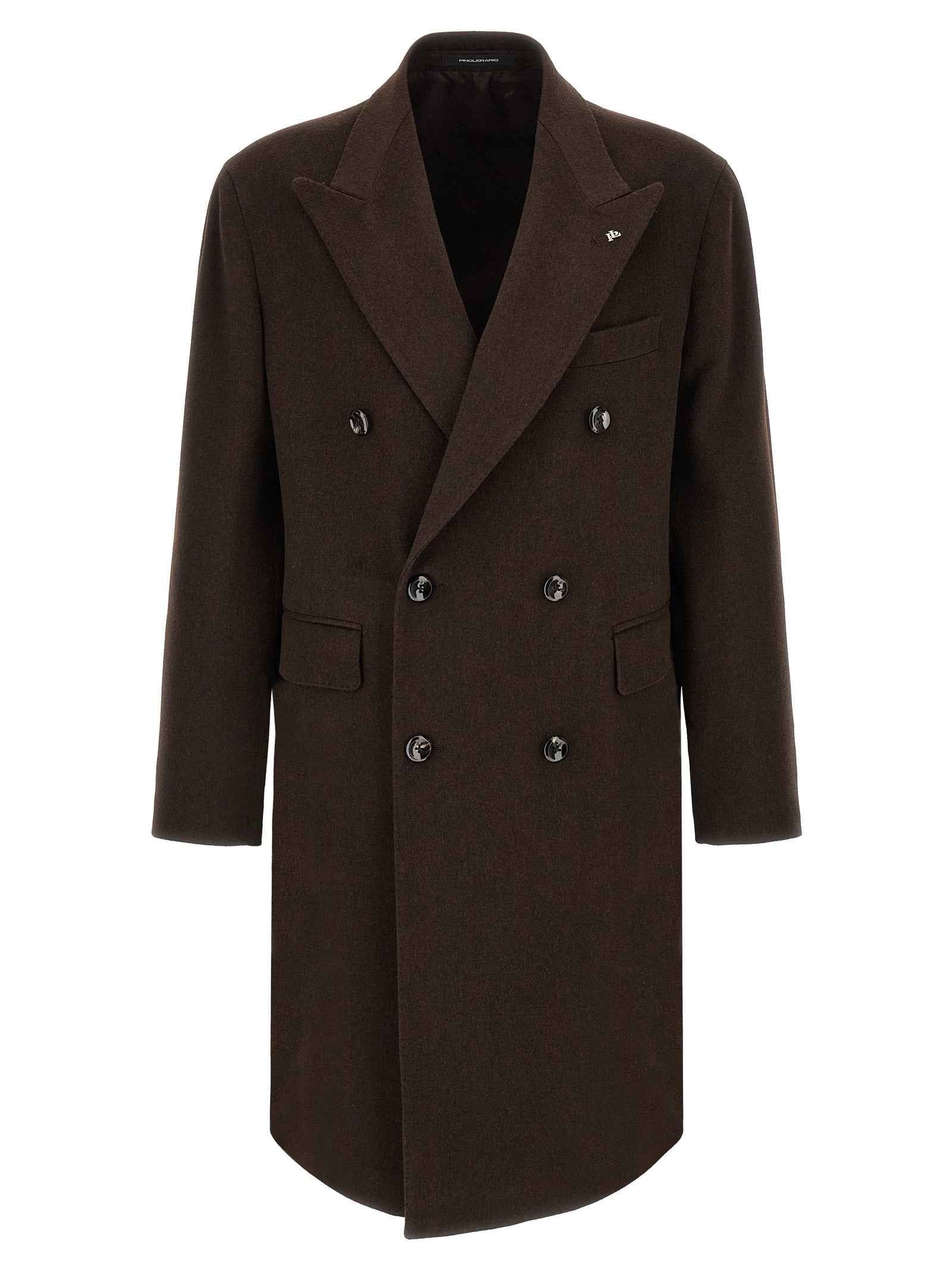 Brown Virgin Wool Coat