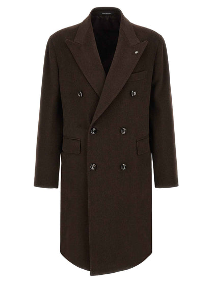 Brown Virgin Wool Coat