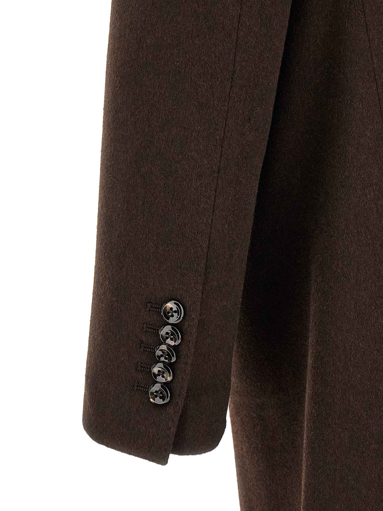 Brown Virgin Wool Coat