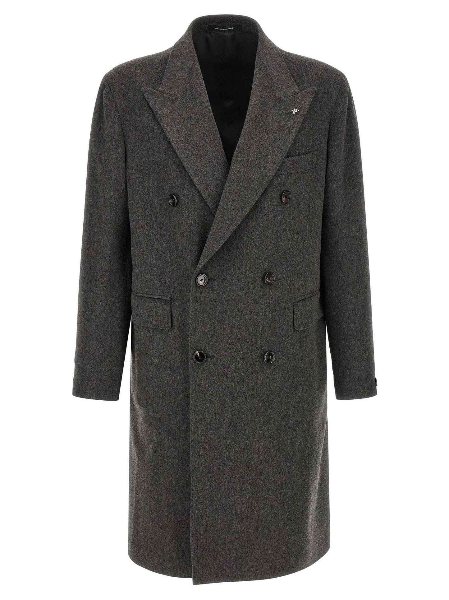Gray Virgin Wool Coat