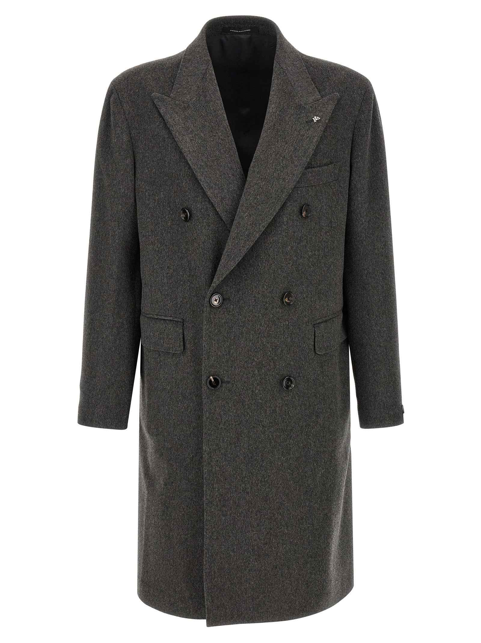 Gray Virgin Wool Coat