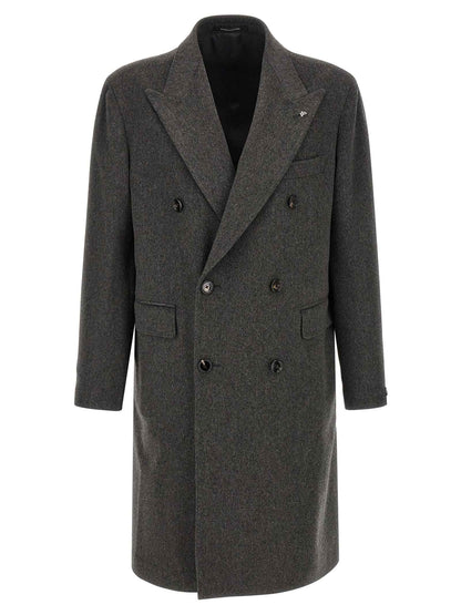 Gray Virgin Wool Coat