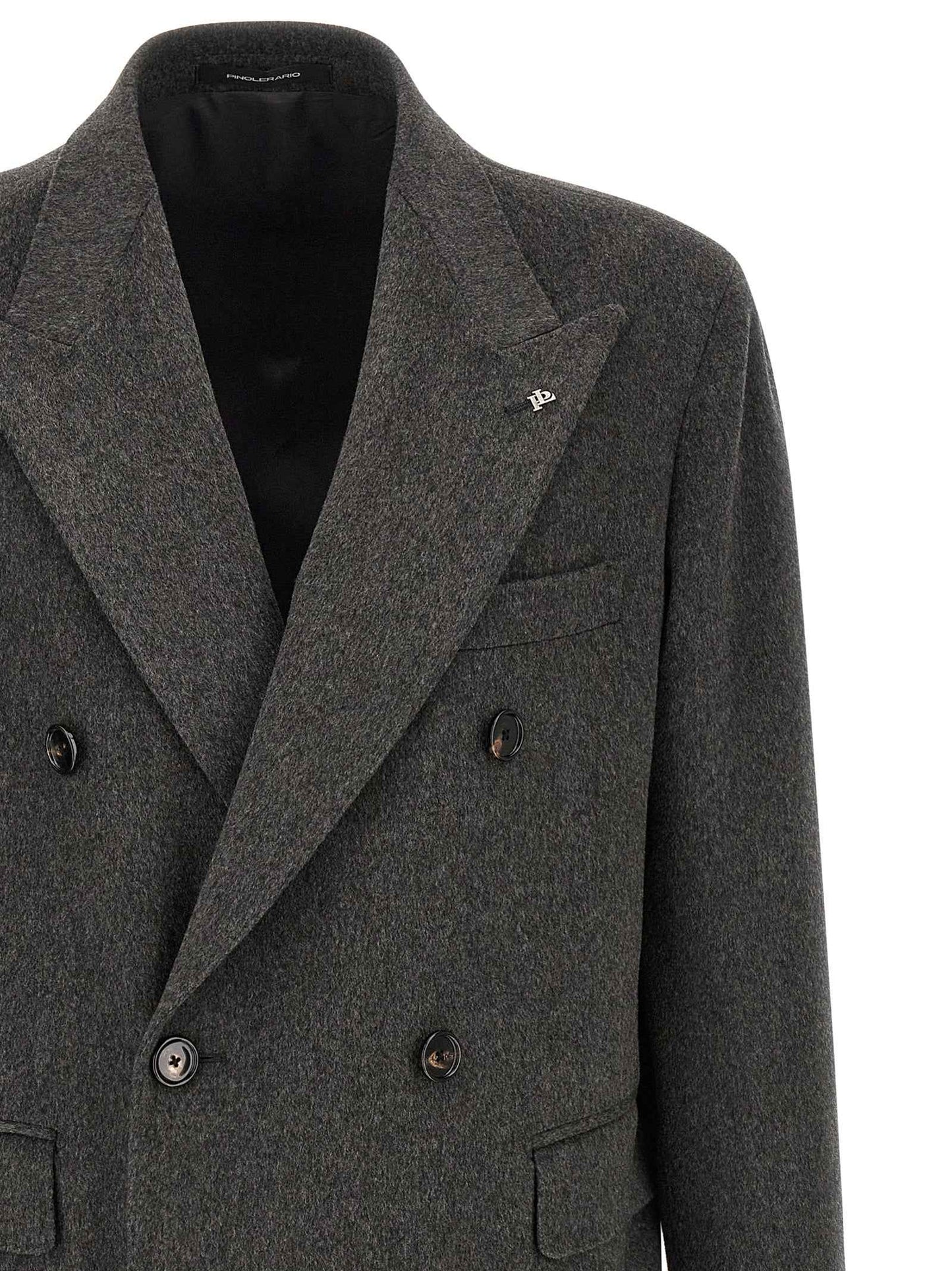 Gray Virgin Wool Coat