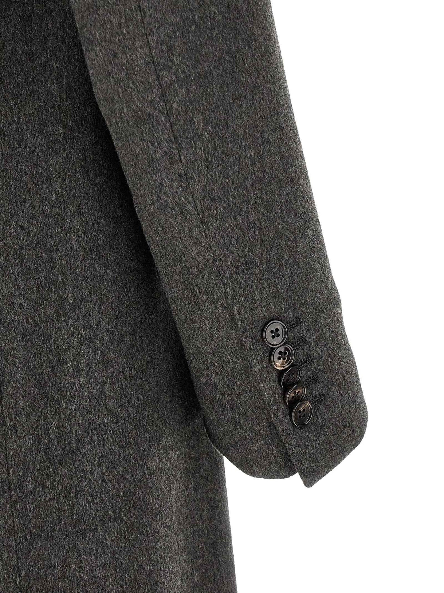 Gray Virgin Wool Coat
