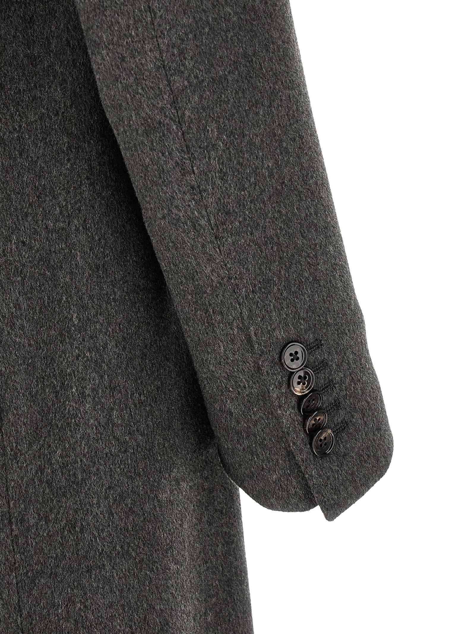 Gray Virgin Wool Coat