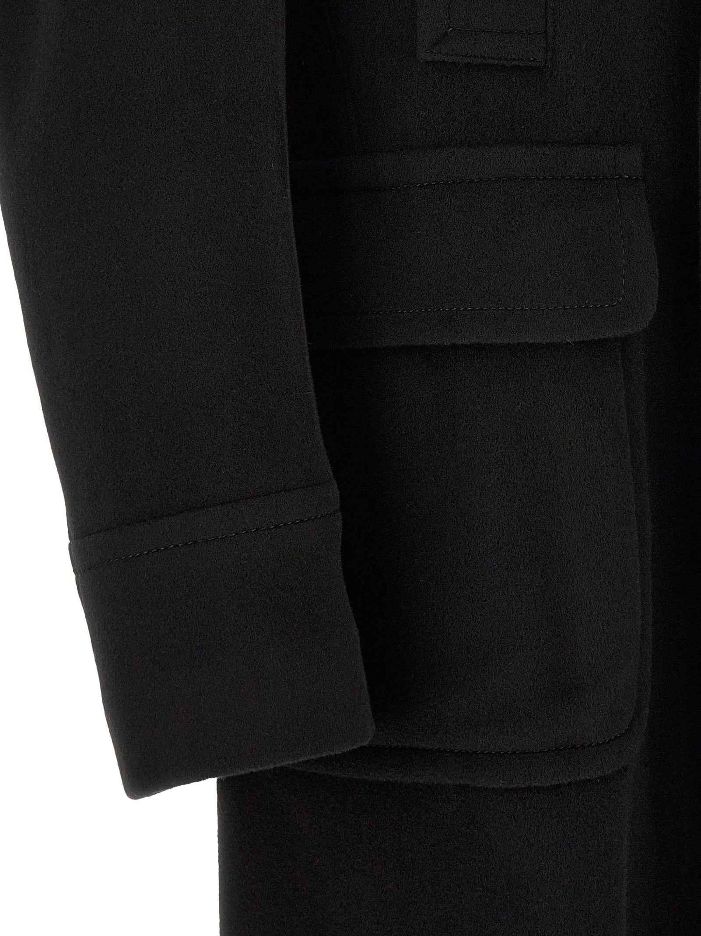 Black Cashmere Coat