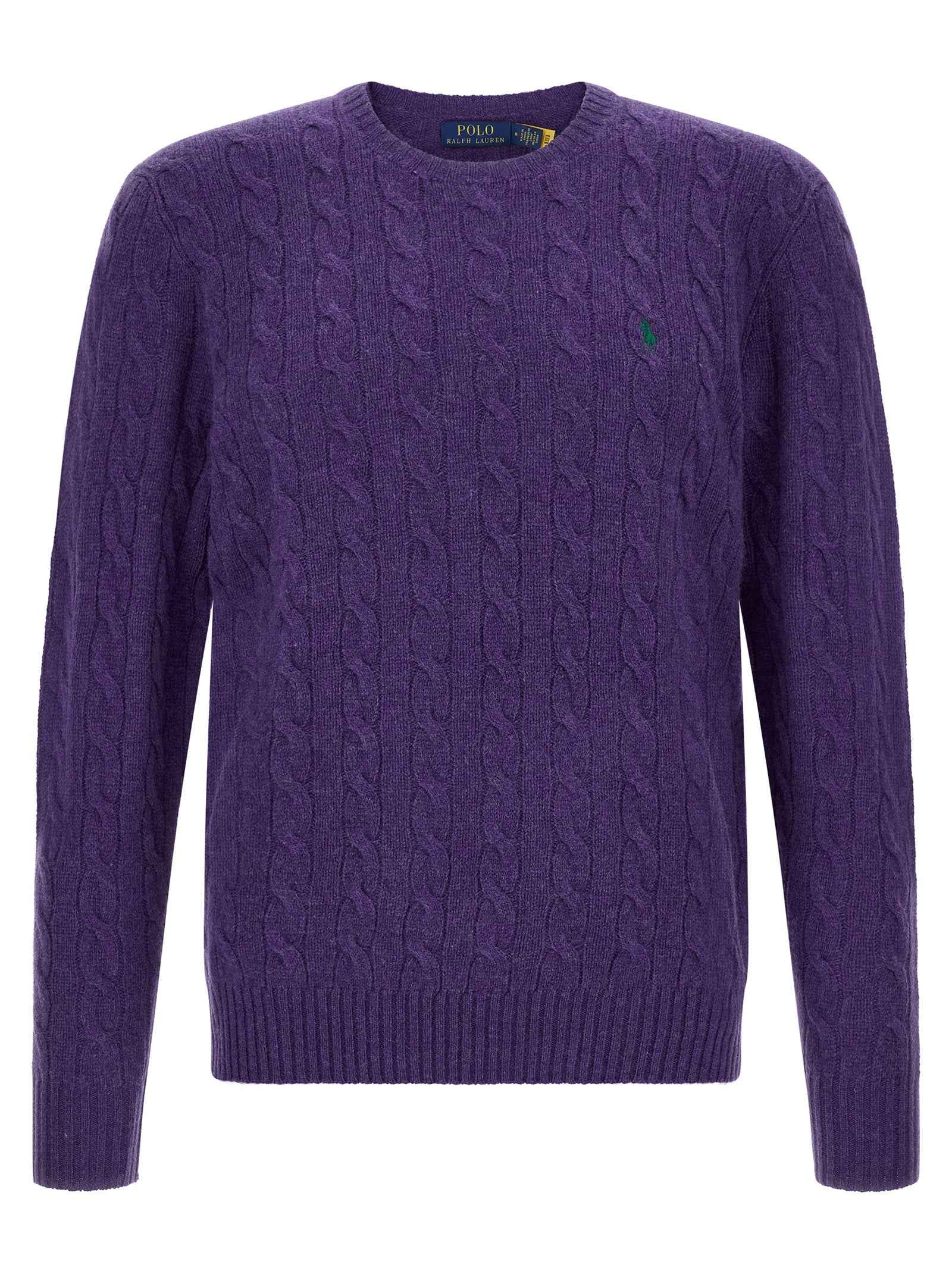 Purple Wool Cardigan