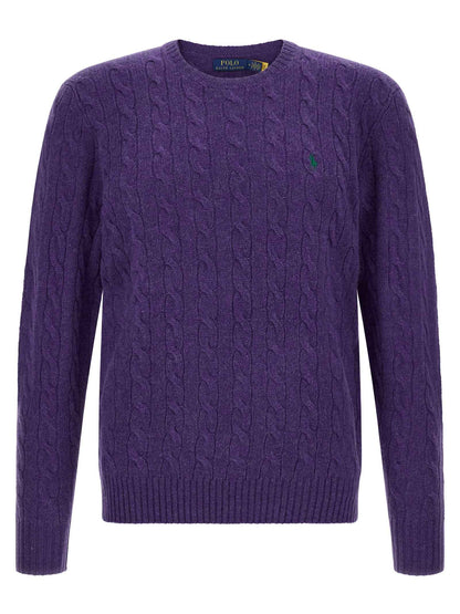Purple Wool Cardigan