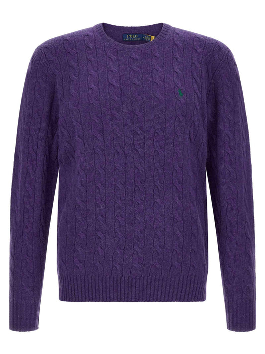 Purple Wool Cardigan