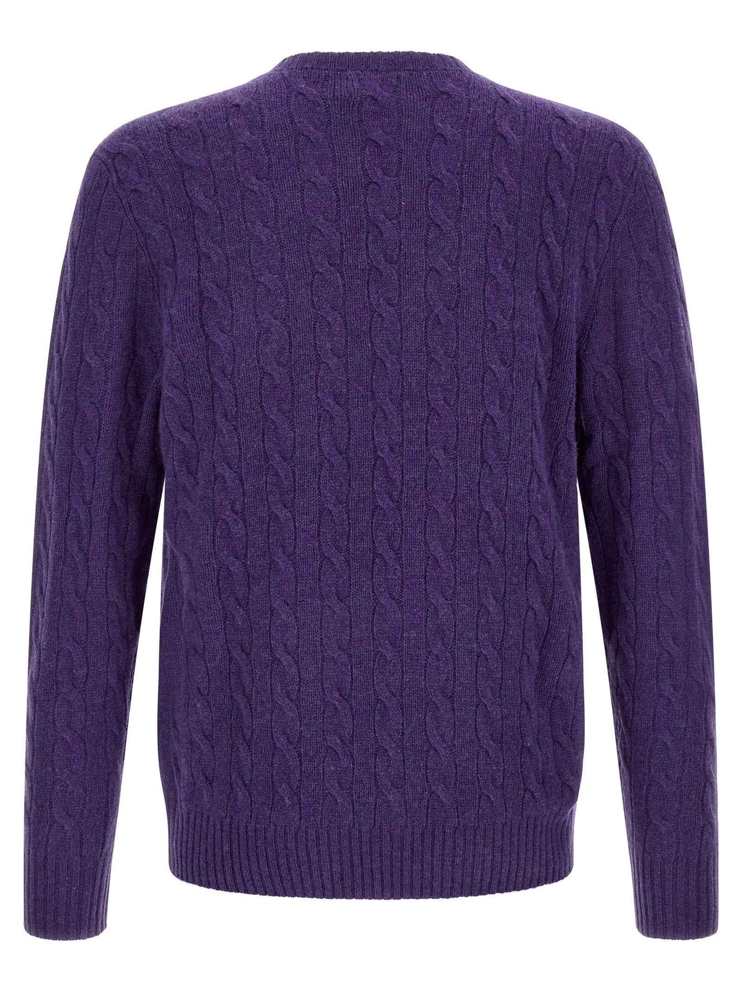 Purple Wool Cardigan