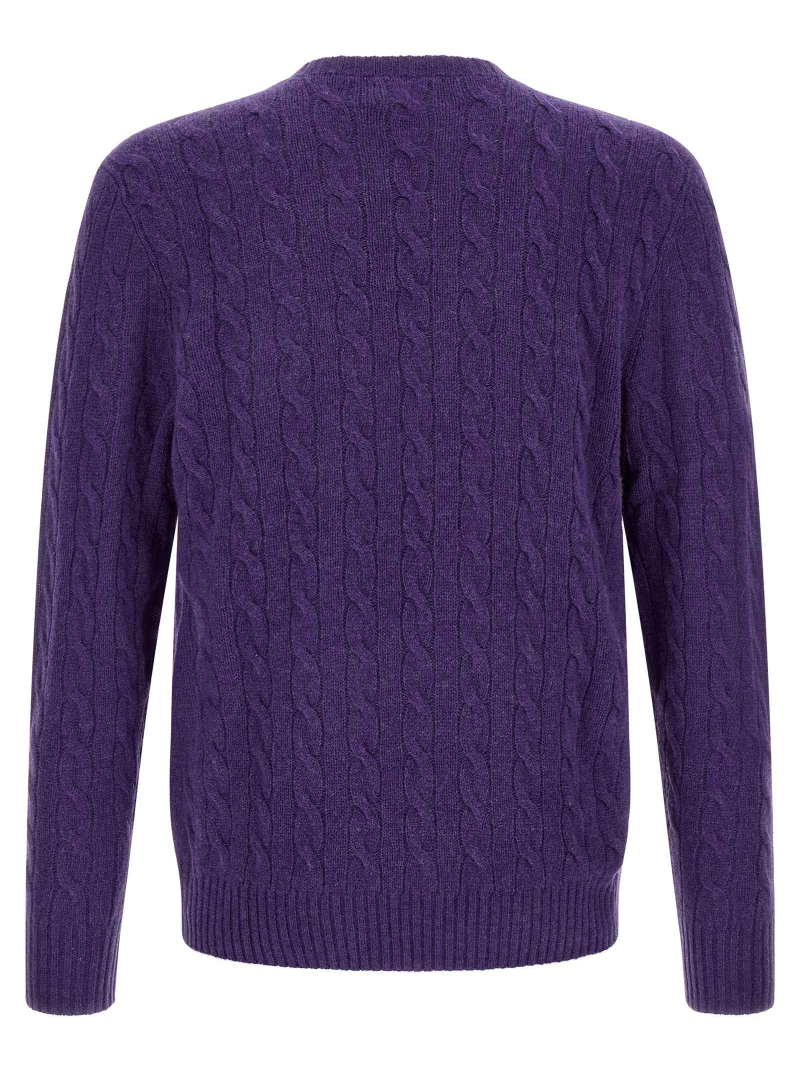 Purple Wool Cardigan