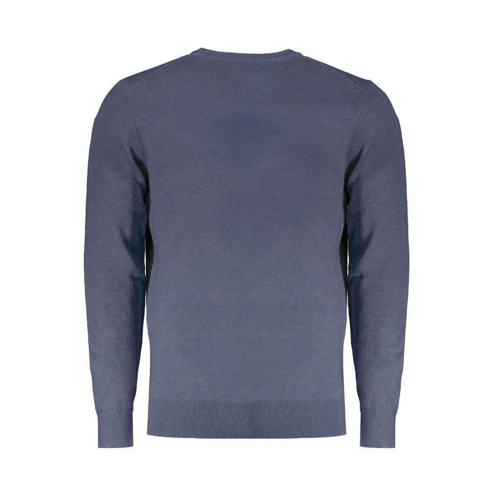 Blue Wool Men Sweater