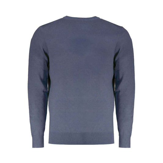 Blue Wool Men Sweater