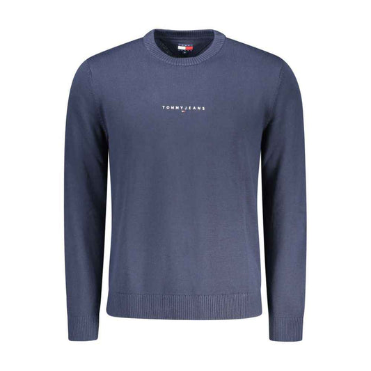 Blue Polyester Men's Sweater