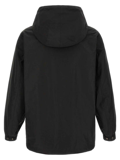 Black Polyester Coat