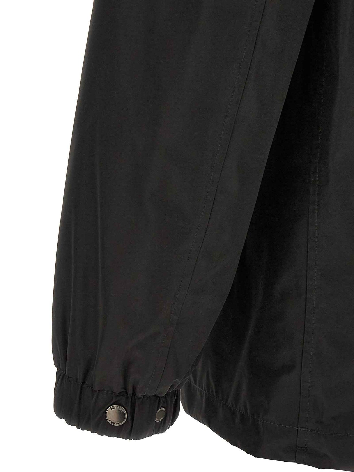 Black Polyester Coat