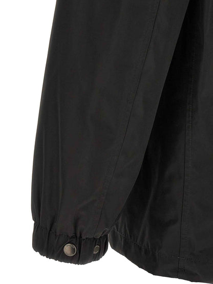 Black Polyester Coat
