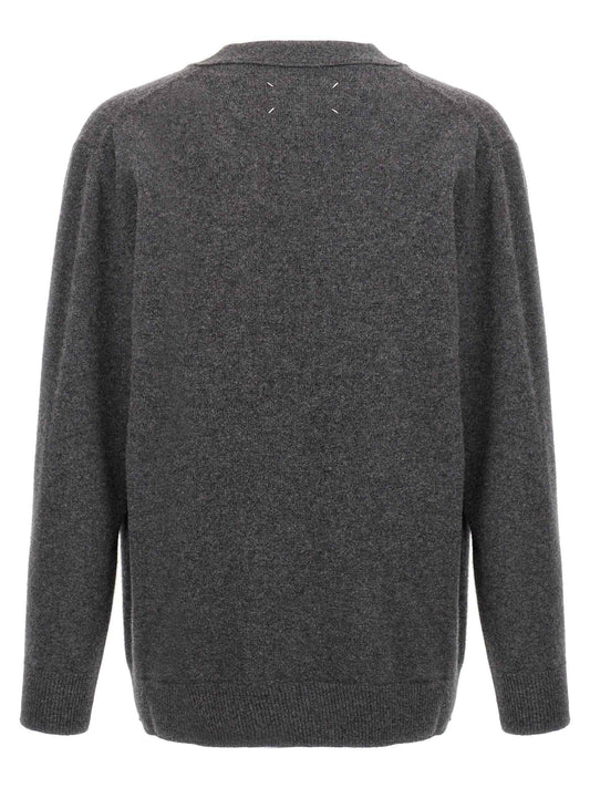 Gray Wool Cardigan