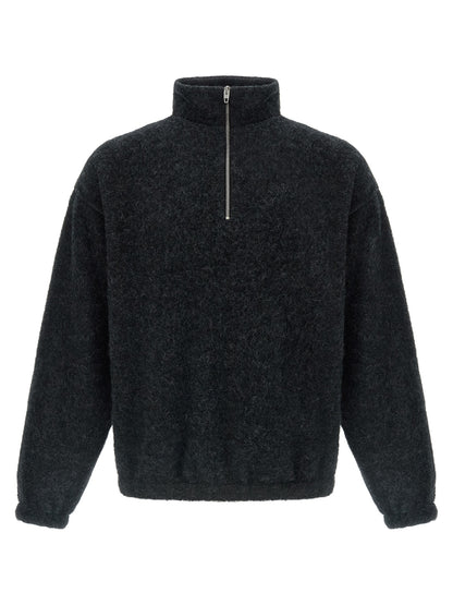 Gray Wool Sweatshirt