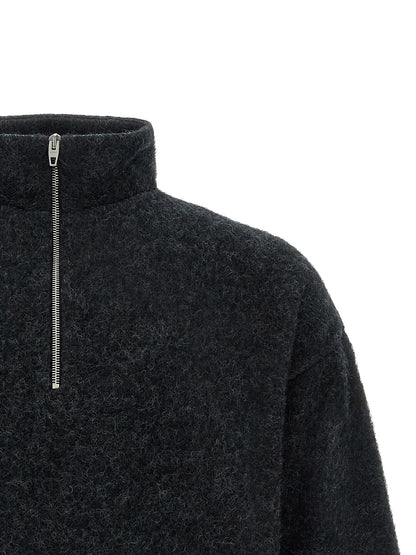 Gray Wool Sweatshirt