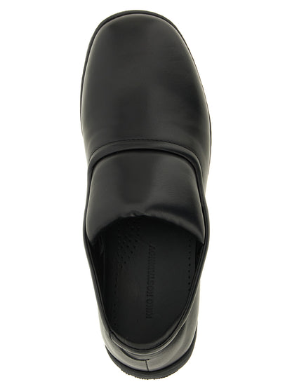 Black Calfskin Slip-On Loafers