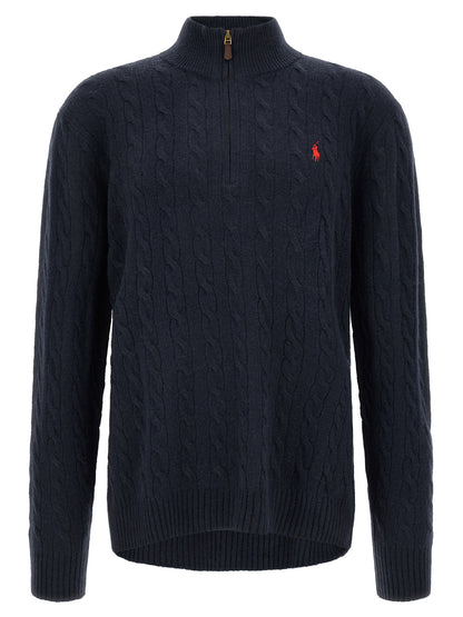 Blue Wool Cardigan