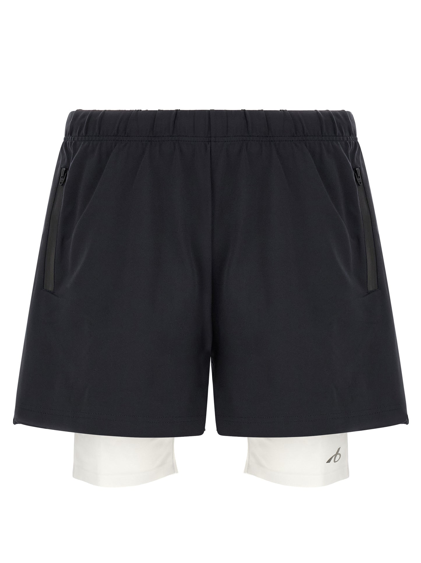 Bicolor Polyamide Bermuda Shorts