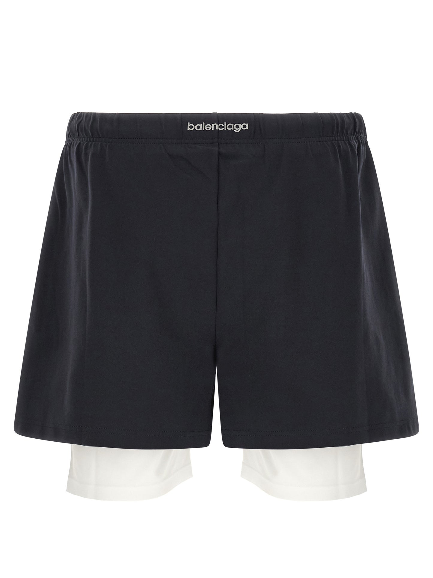 Bicolor Polyamide Bermuda Shorts