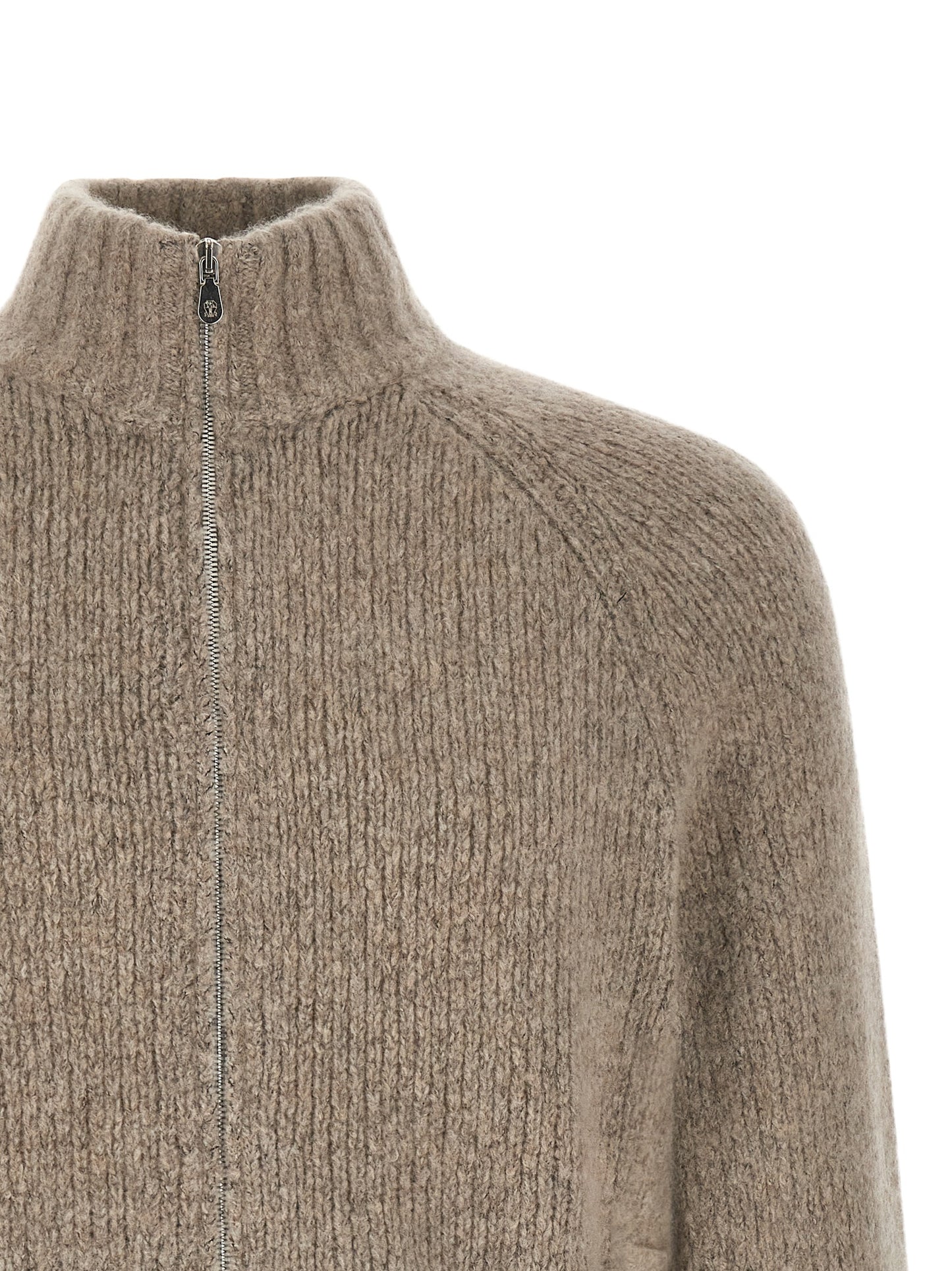 Beige Cashmere Cardigan