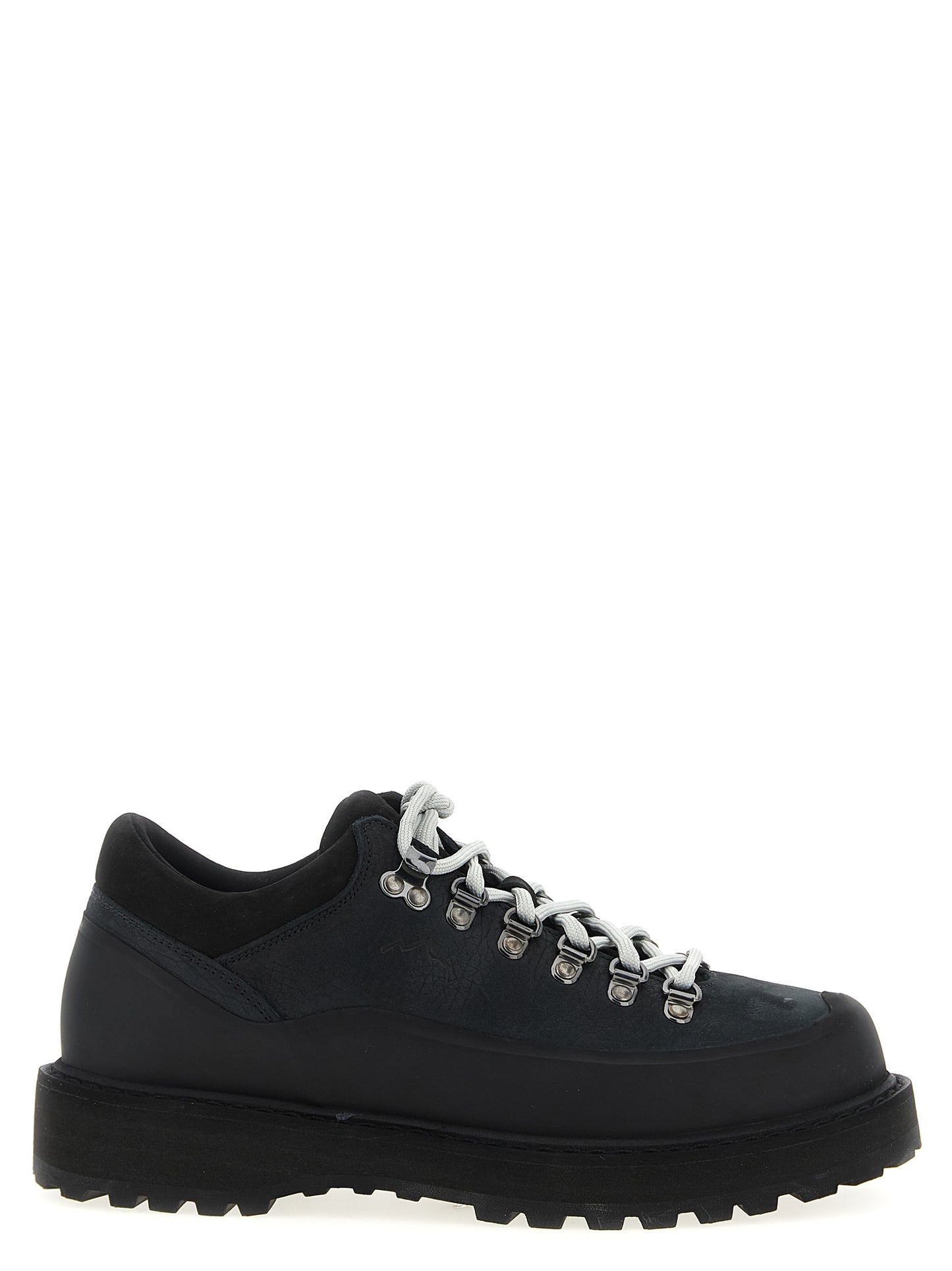 Black Cowhide Ankle Boots