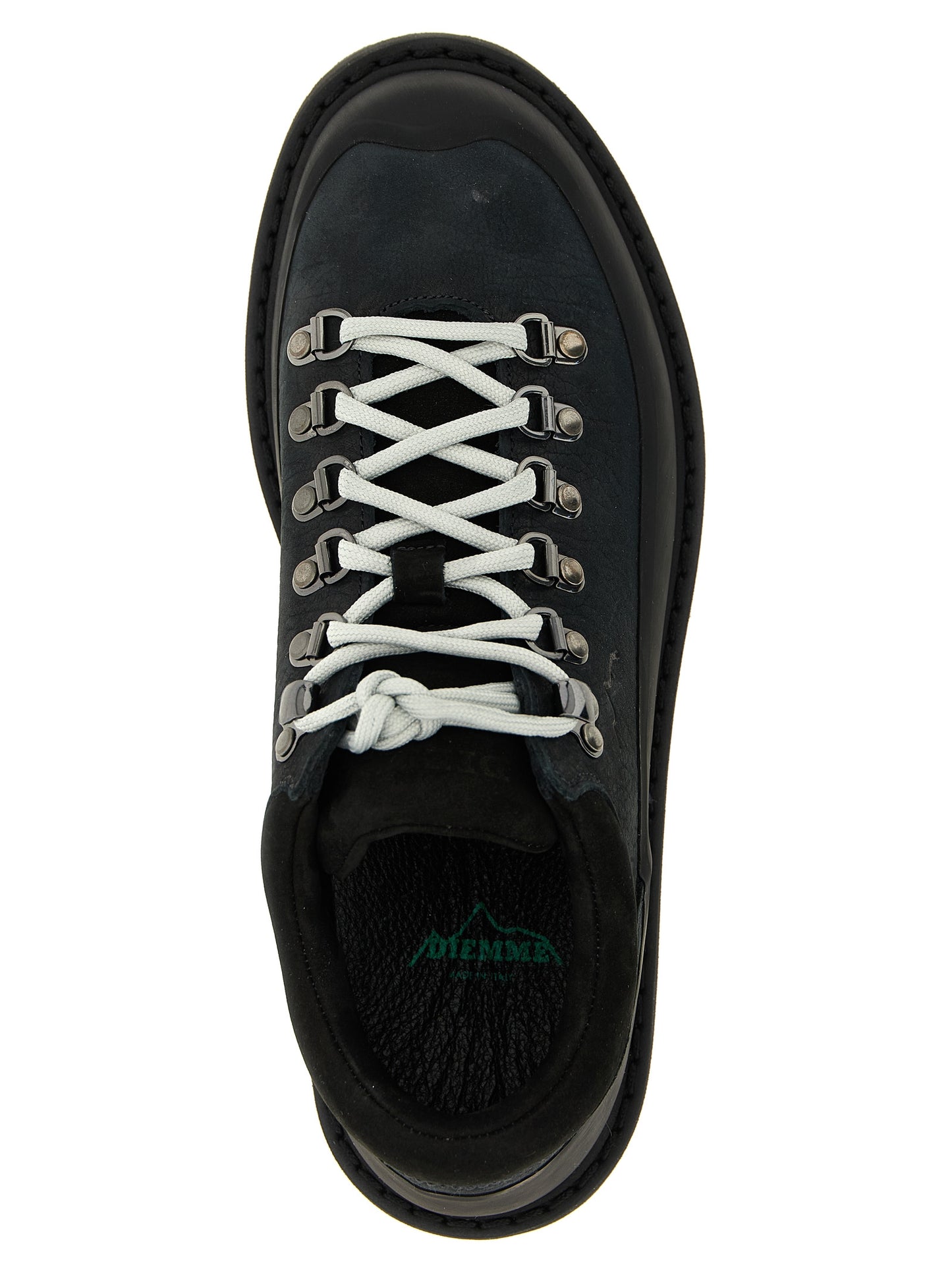 Black Cowhide Ankle Boots