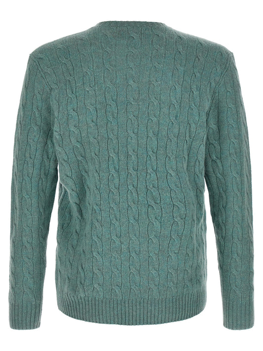 Bicolor Wool Cardigan