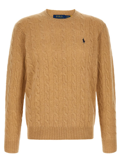 Beige Wool Cardigan