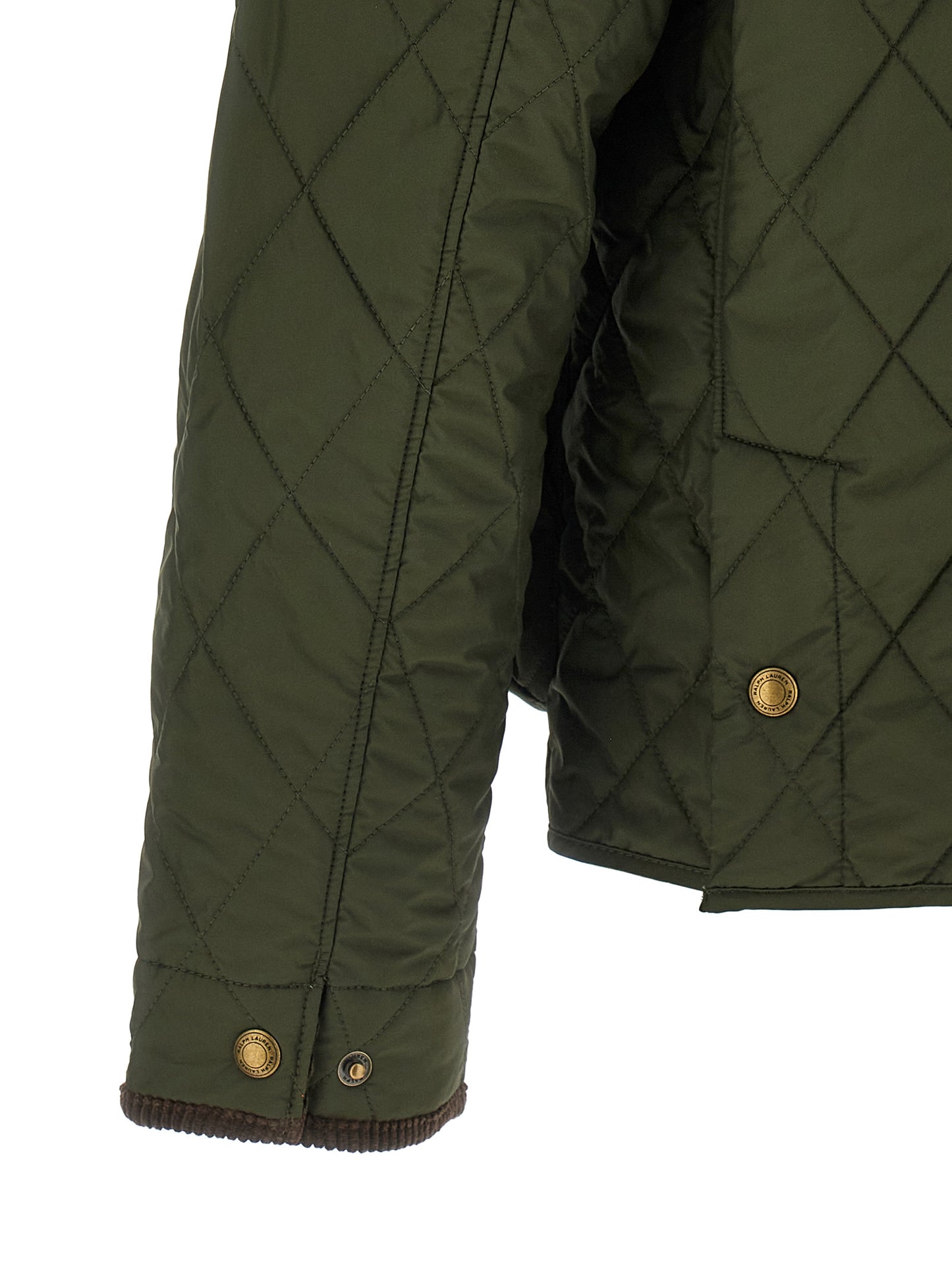 Bicolor Polyester Full-Length Jacket