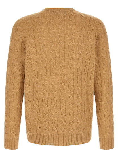 Beige Wool Cardigan