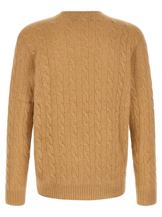 Beige Wool Cardigan