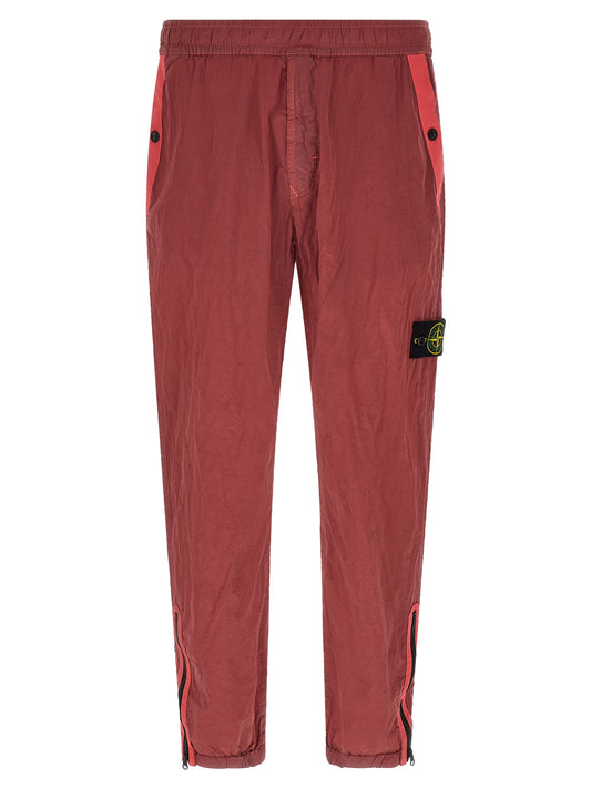 Red Polyamide Joggers (Workout Pants)