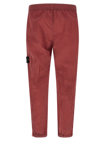 Red Polyamide Joggers (Workout Pants)